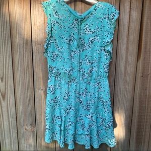 NWOT/ belle sky floral ruffle dress/L